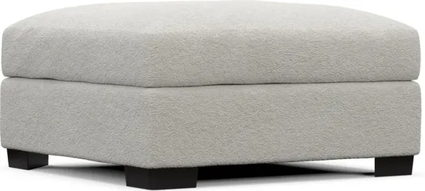 Beckham Foam Comfort Ottoman - Texel Gray