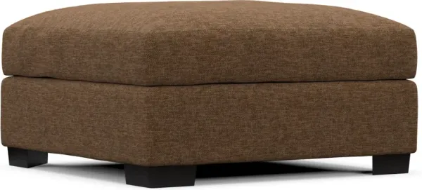 Beckham Foam Comfort Ottoman - Balvi Truffle