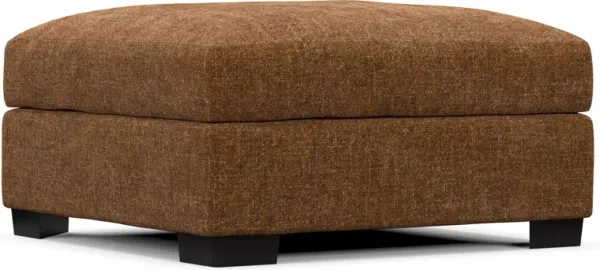 Beckham Foam Comfort Ottoman - Sundar Spice