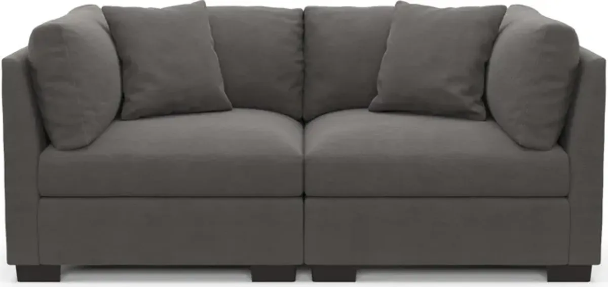 Beckham 2-Piece Foam Comfort Sofa - Merrimac Ash