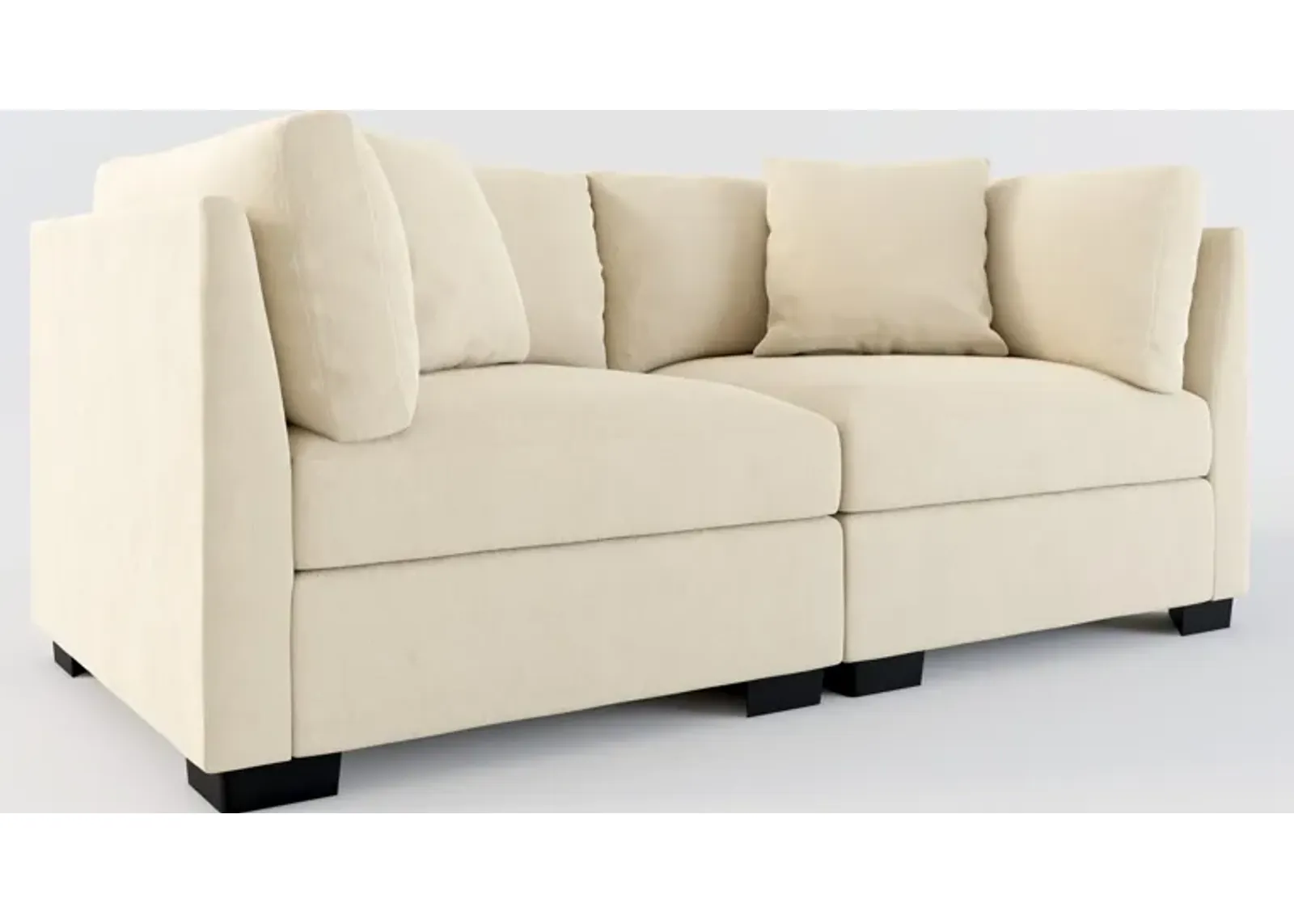 Beckham 2-Piece Foam Comfort Sofa - Merrimac Ecru