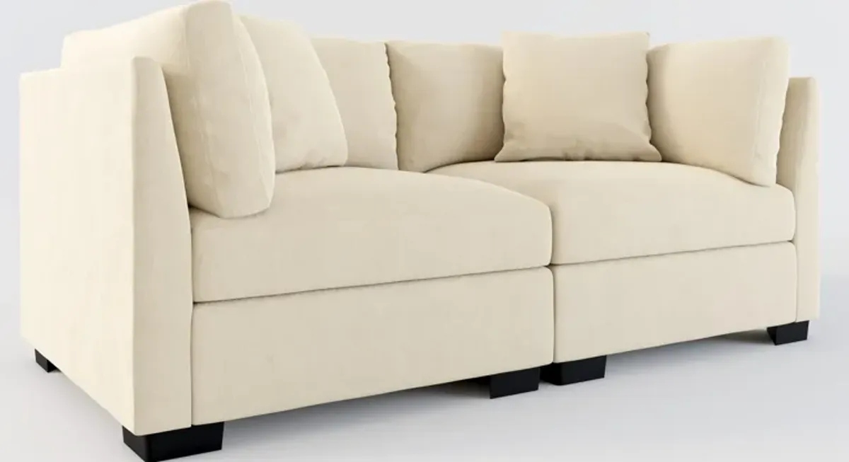 Beckham 2-Piece Foam Comfort Sofa - Merrimac Ecru