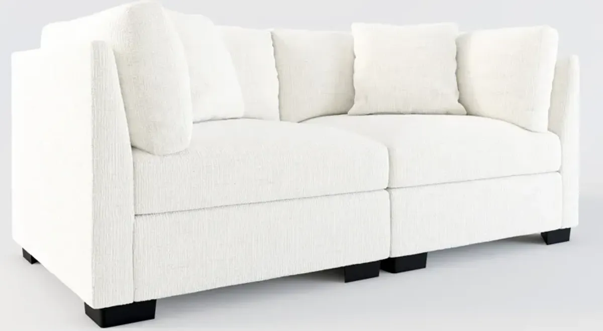 Beckham Foam Comfort 2-Piece Sofa - Bantu Pearl