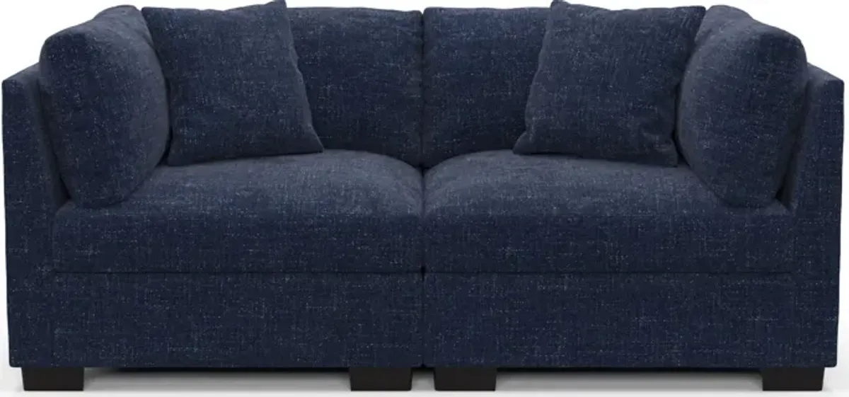 Beckham Foam Comfort Sofa - Sundar Navy