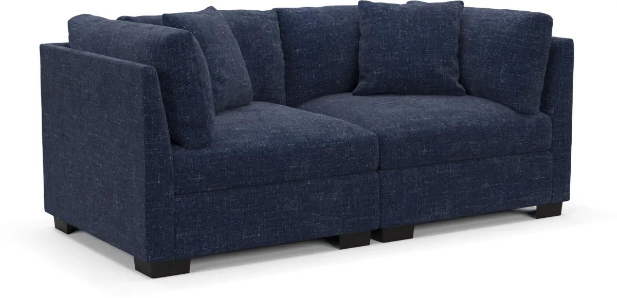 Beckham Foam Comfort Sofa - Sundar Navy