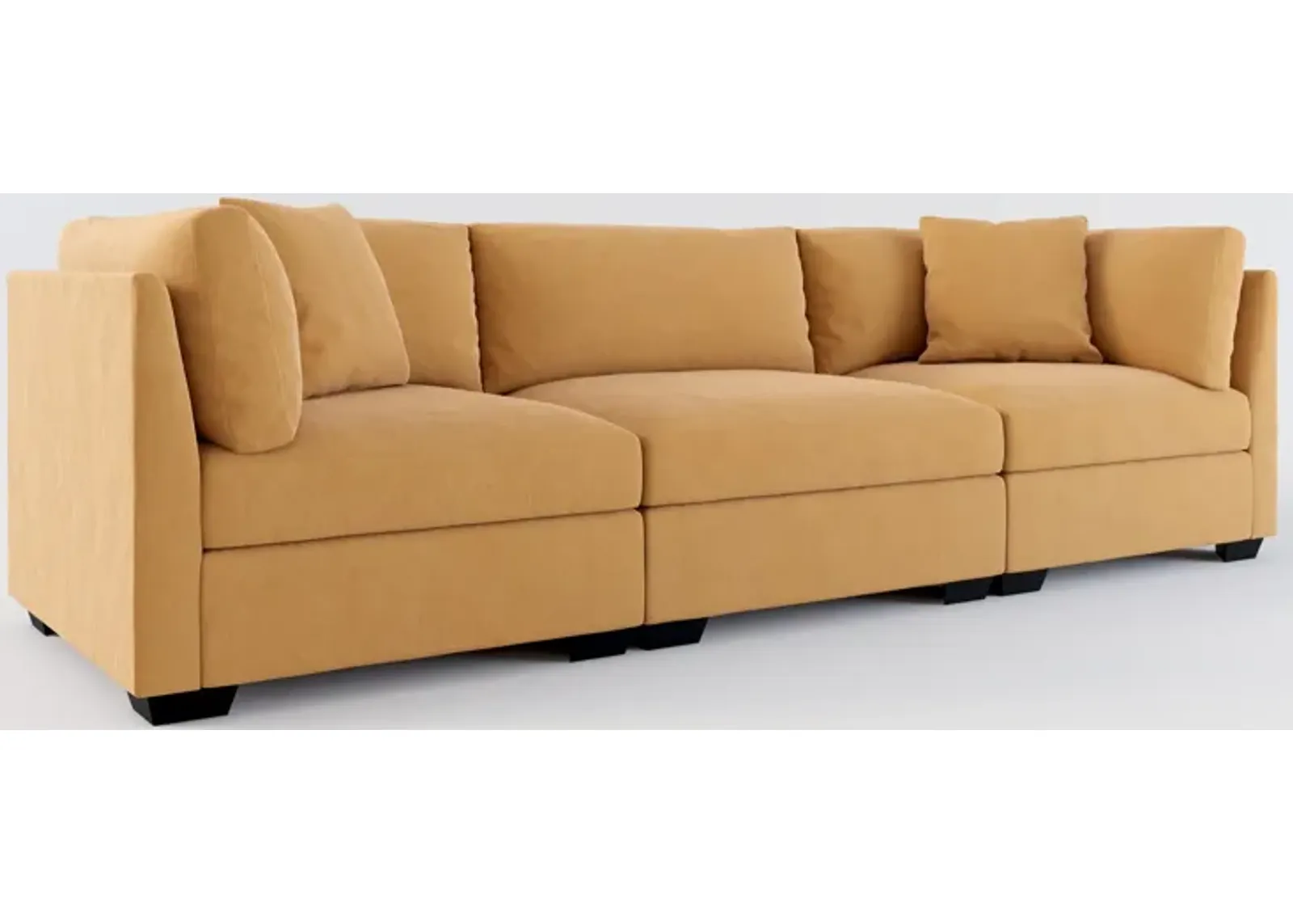 Beckham 3-Piece Foam Comfort Sofa - Merrimac Topaz