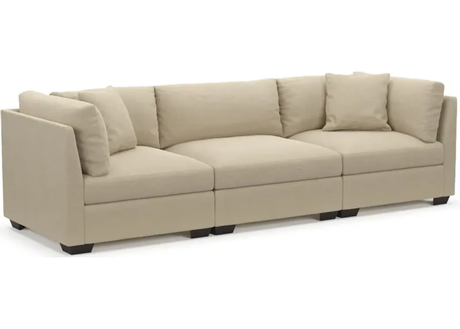 Beckham 3-Piece Foam Comfort Sofa - Merrimac Ecru