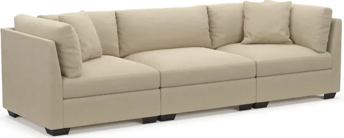 Beckham 3-Piece Foam Comfort Sofa - Merrimac Ecru