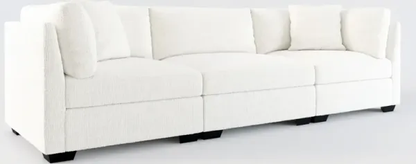 Beckham Foam Comfort 3-Piece Sofa - Bantu Pearl