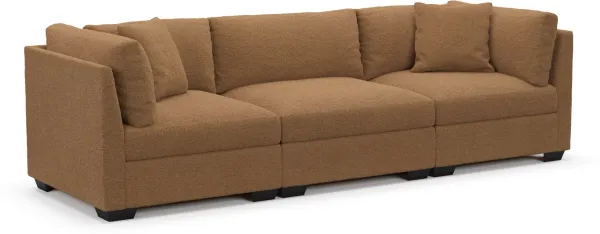Beckham Foam Comfort Sofa - Texel Caramel