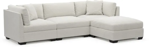 Beckham Foam Comfort Sectional - Texel Gray