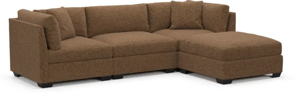Beckham Foam Comfort Sectional - Balvi Truffle
