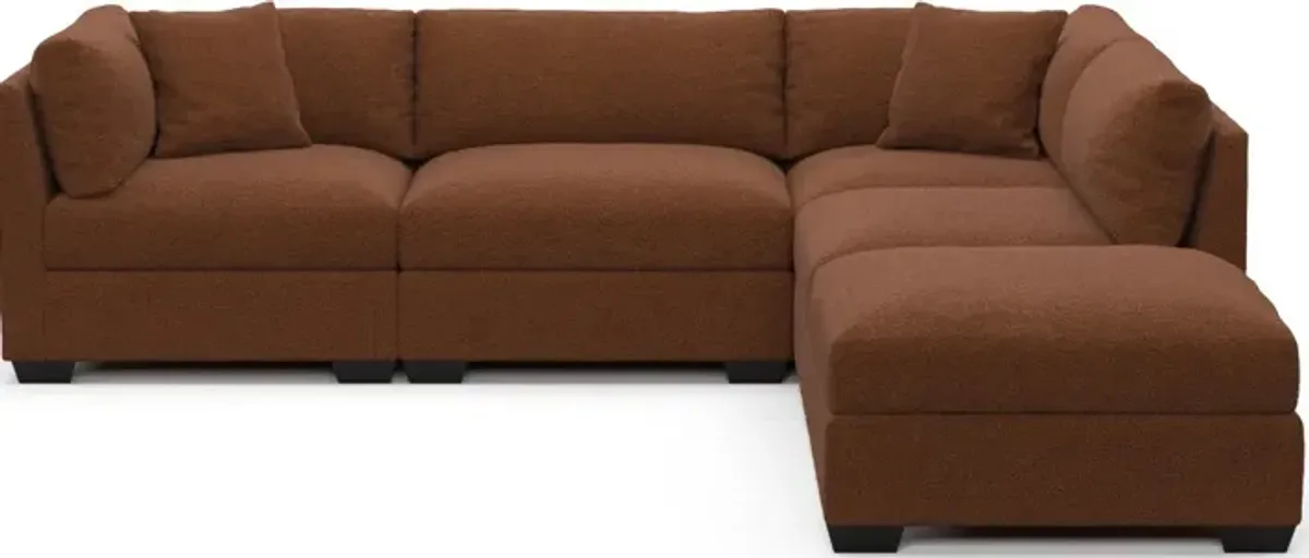 Beckham Foam Comfort 2 Pc. Living Room - Nora Chocolate