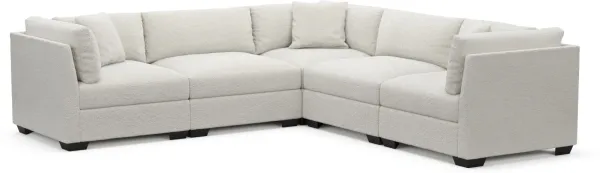 Beckham Foam Comfort Sectional - Texel Gray