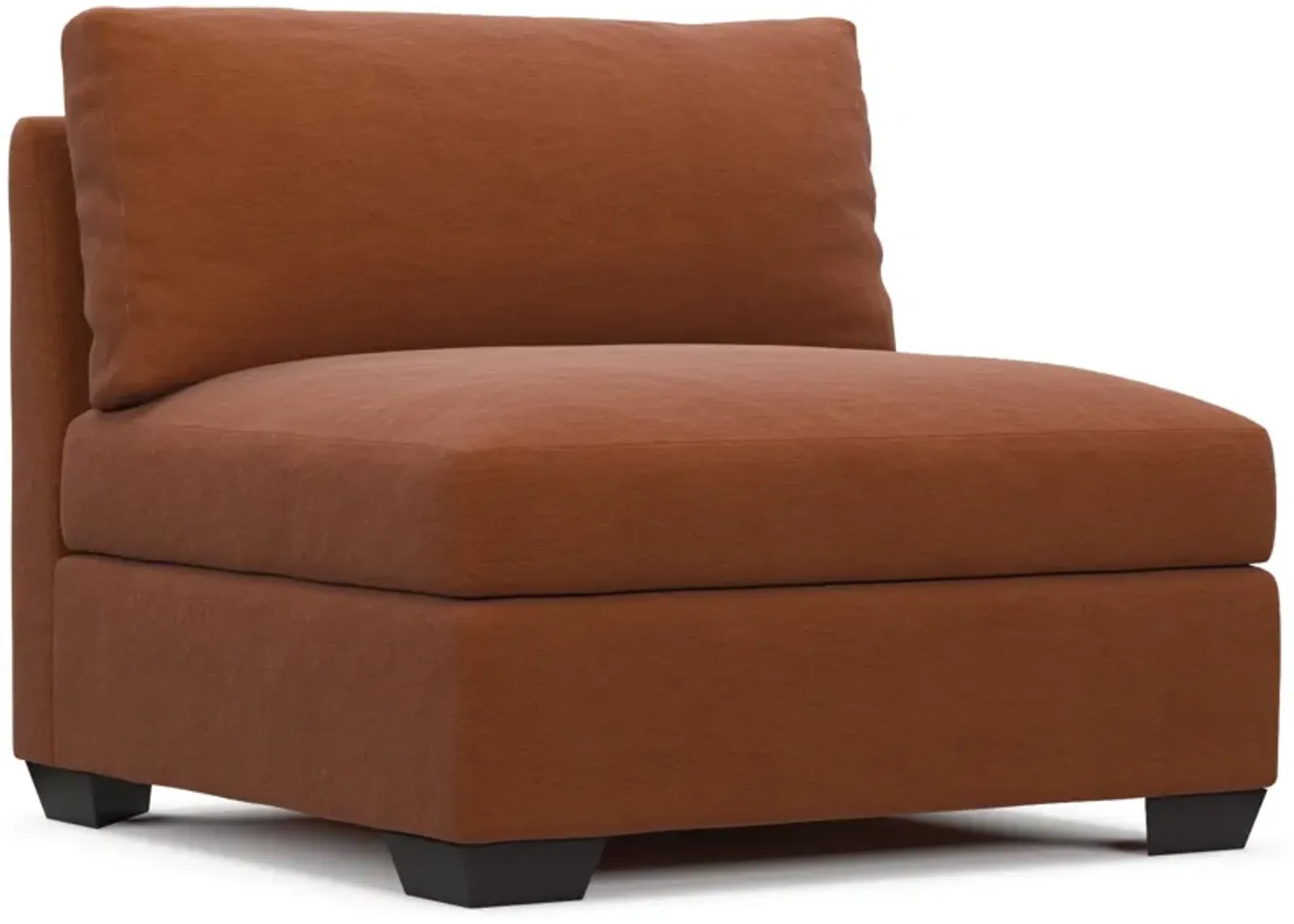 Beckham Hybrid Comfort Armless Chair - Merrimac Brick