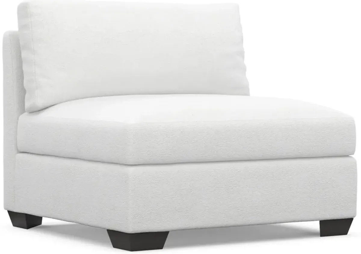 Beckham Hybrid Comfort Armless Chair - Lovie Chalk