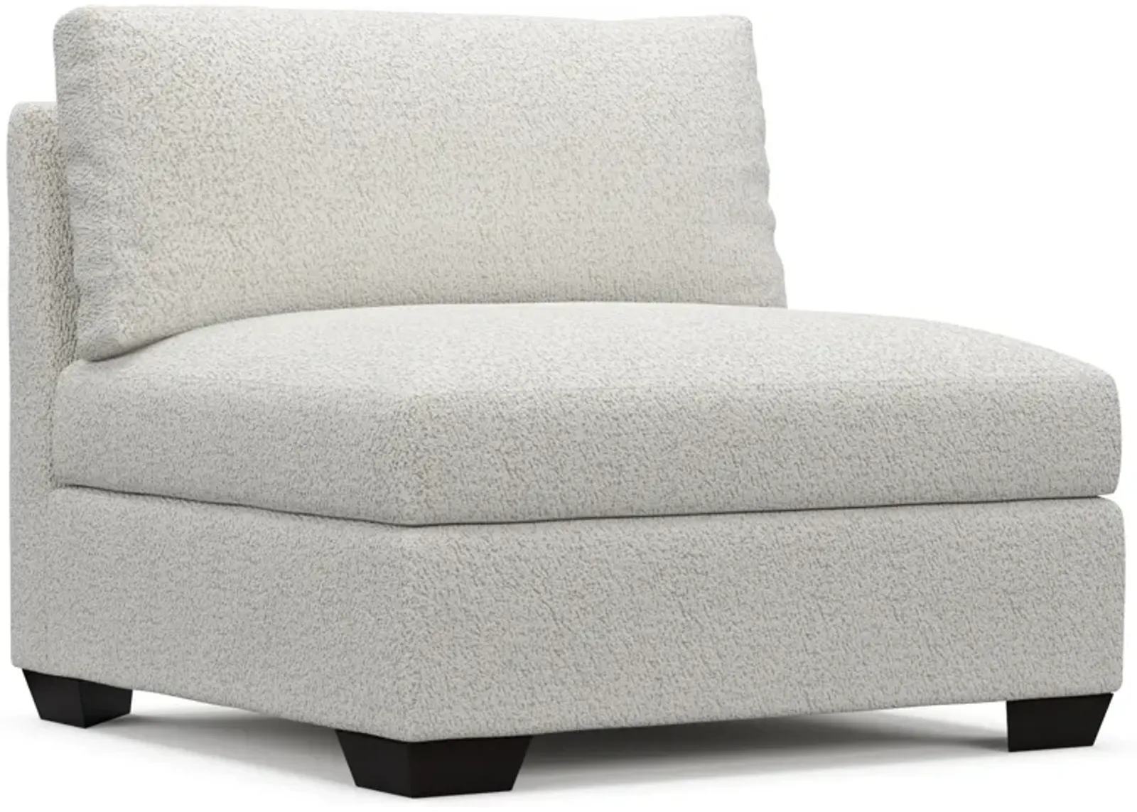 Beckham Hybrid Comfort Armless Chair - River Rock Ivory