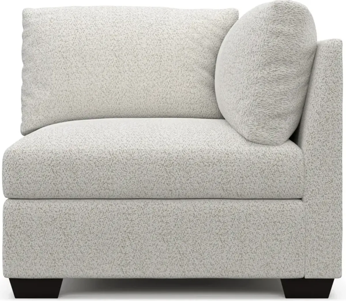 Beckham Hybrid Comfort Corner Chair - River Rock Ivory