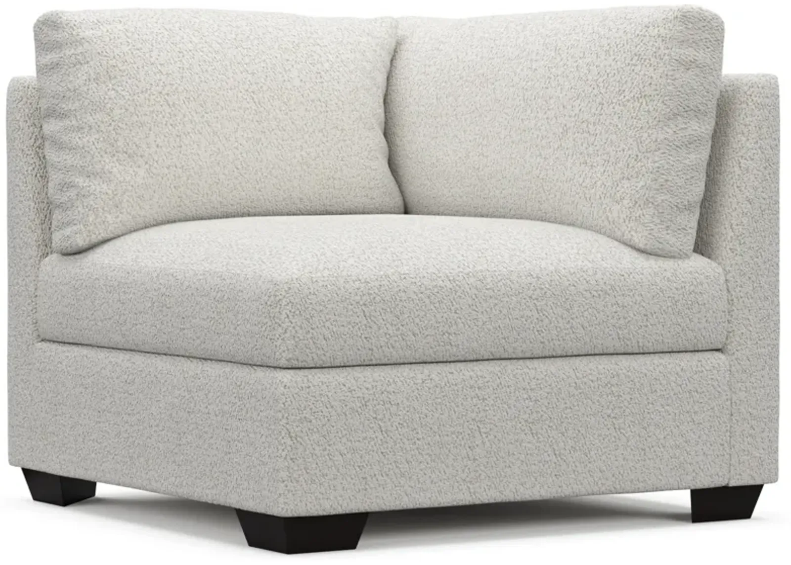 Beckham Hybrid Comfort Corner Chair - River Rock Ivory