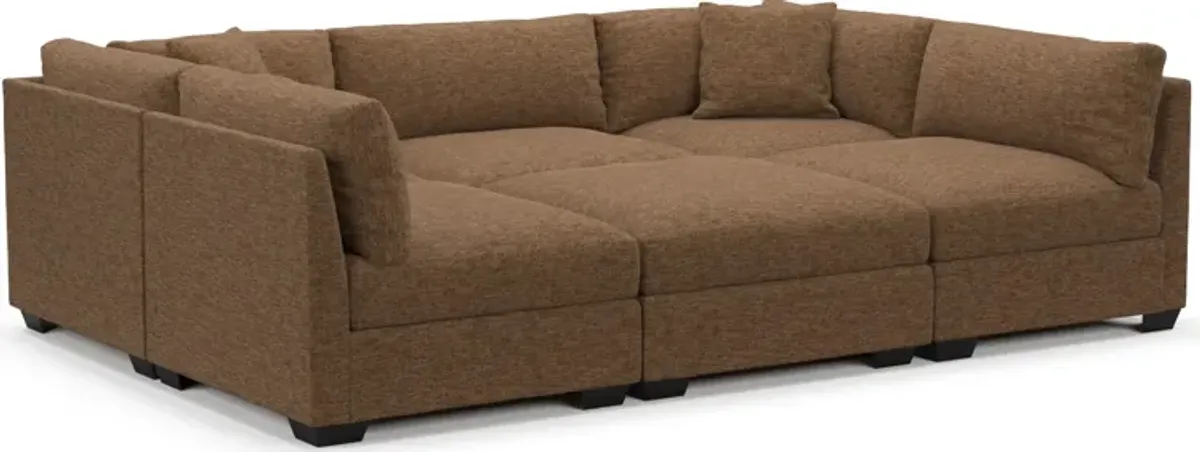 Beckham Hybrid Comfort Sectional - Balvi Truffle