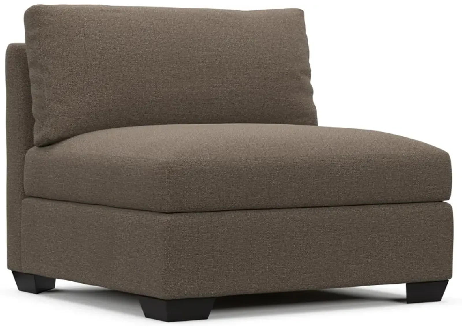 Beckham Foam Comfort Armless Chair - Liv Umber