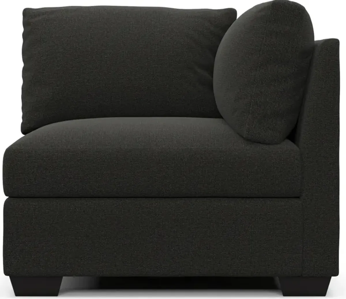 Beckham Foam Comfort Corner Chair - Liv Onyx