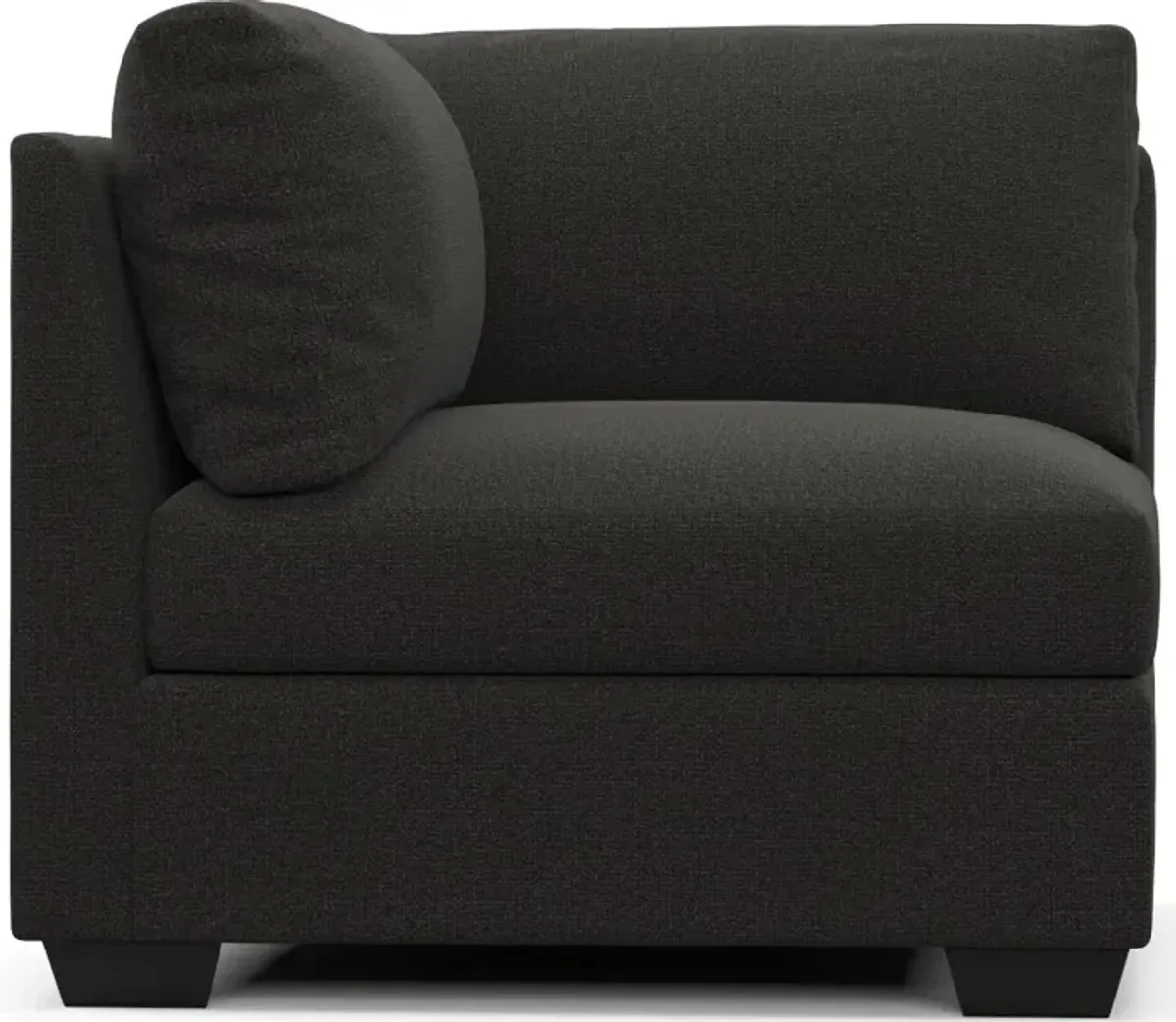 Beckham Foam Comfort Corner Chair - Liv Onyx