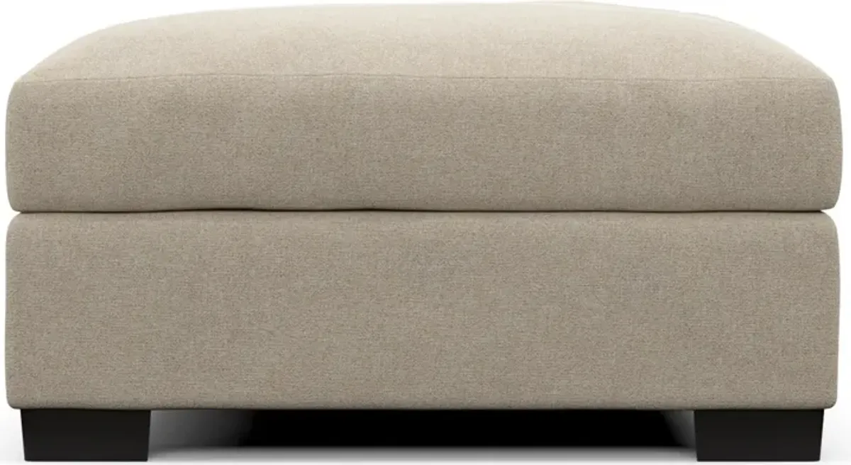 Beckham Foam Comfort Ottoman - Basker Antique