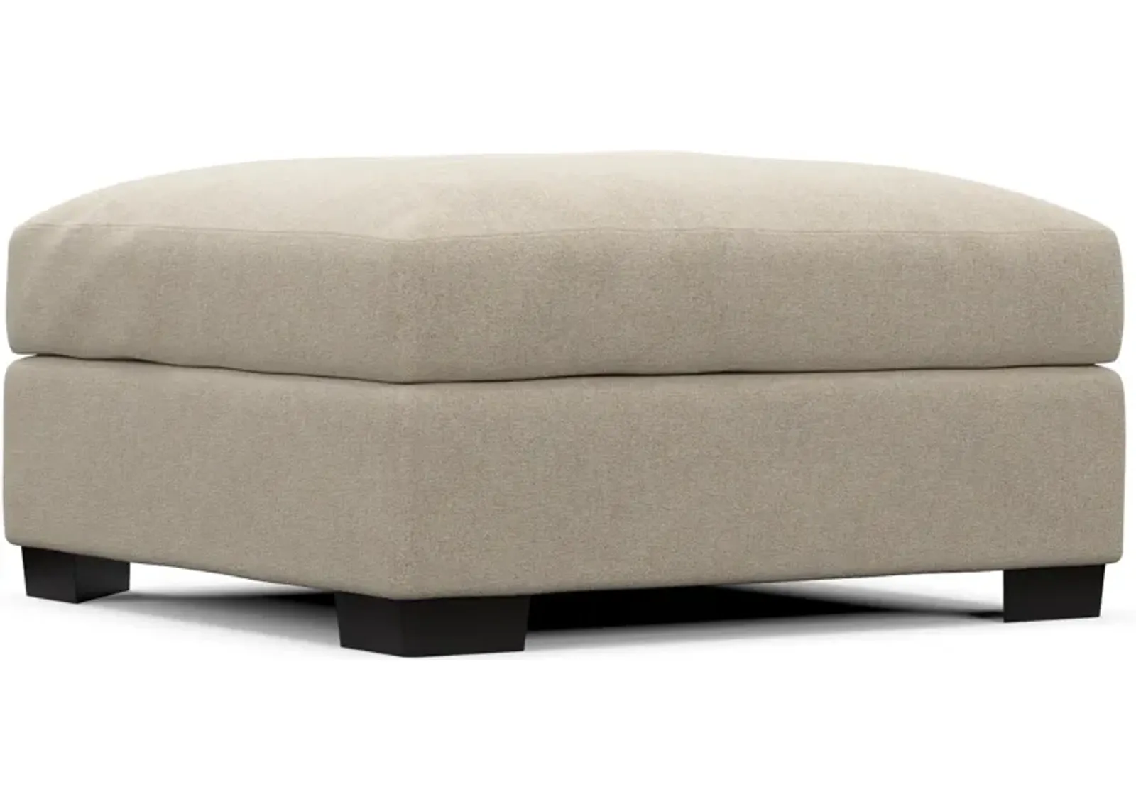 Beckham Foam Comfort Ottoman - Basker Antique