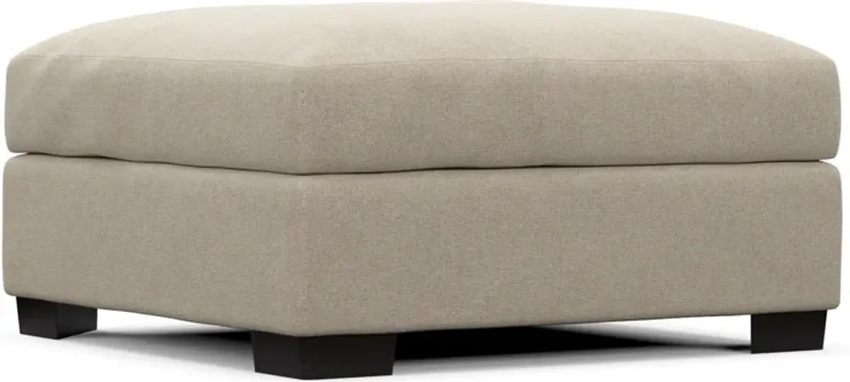 Beckham Foam Comfort Ottoman - Basker Antique