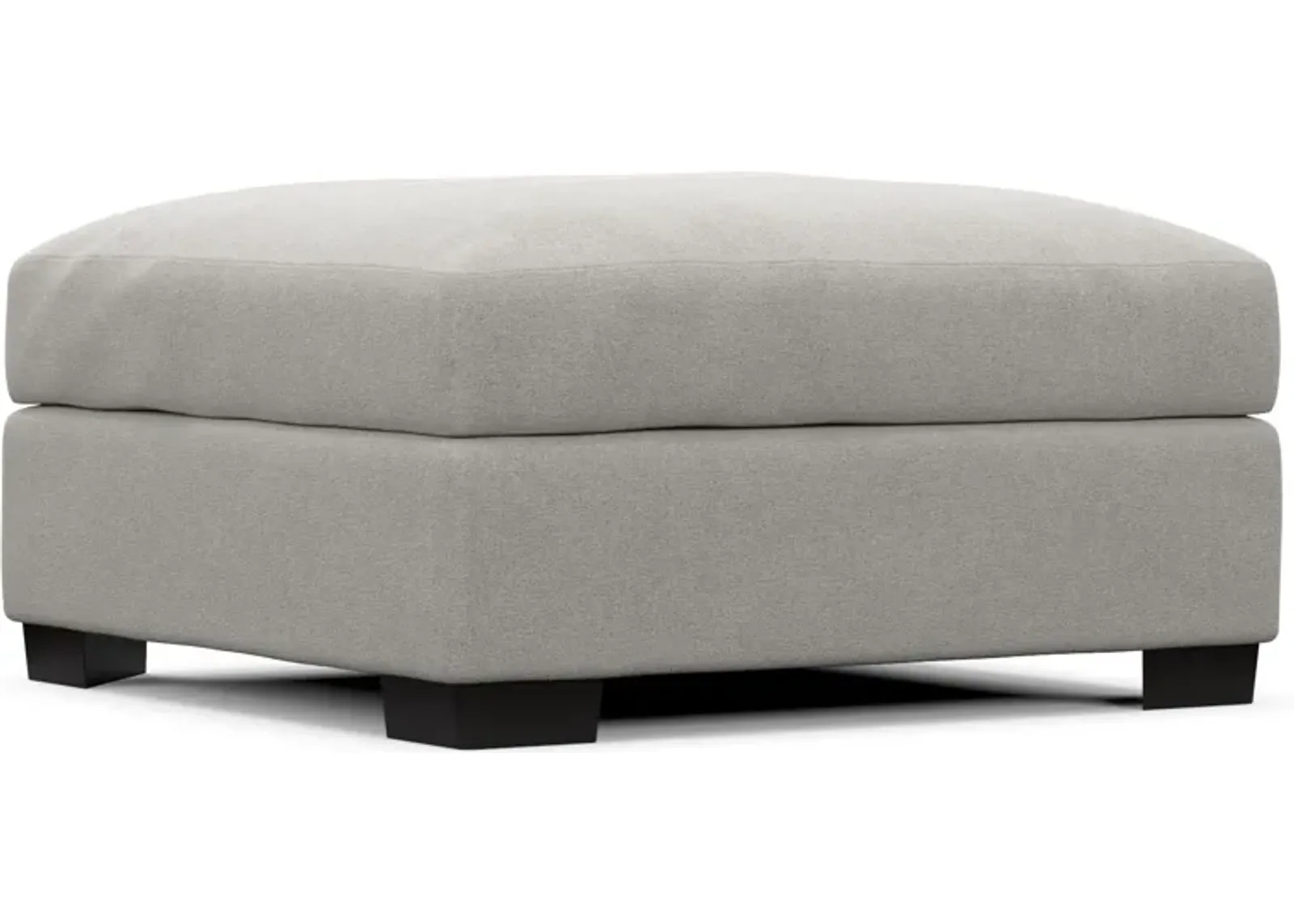 Beckham Foam Comfort Ottoman - Basker Dove