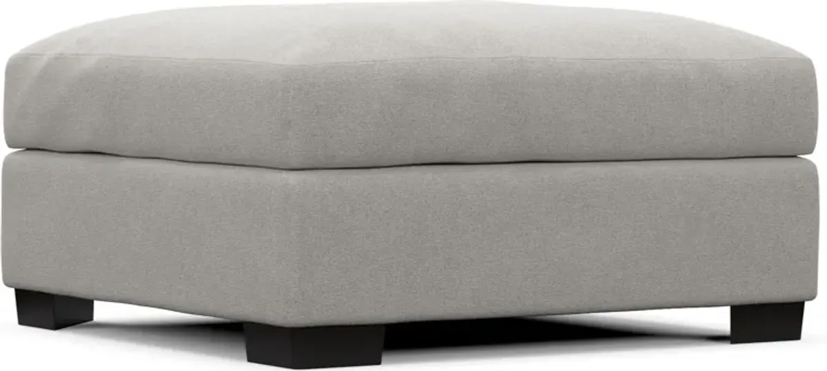 Beckham Foam Comfort Ottoman - Basker Dove