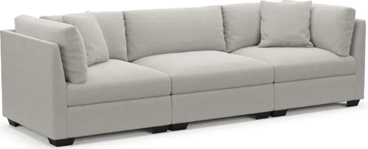 Beckham Foam Comfort 3-Piece Sofa - Basker Dove