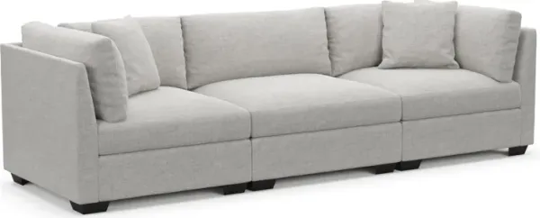 Beckham Foam Comfort 3-Piece Sofa - Adario Fog