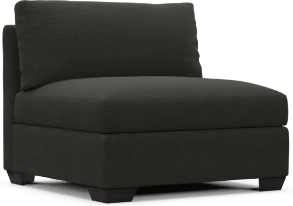 Beckham Hybrid Comfort Armless Chair - Liv Onyx