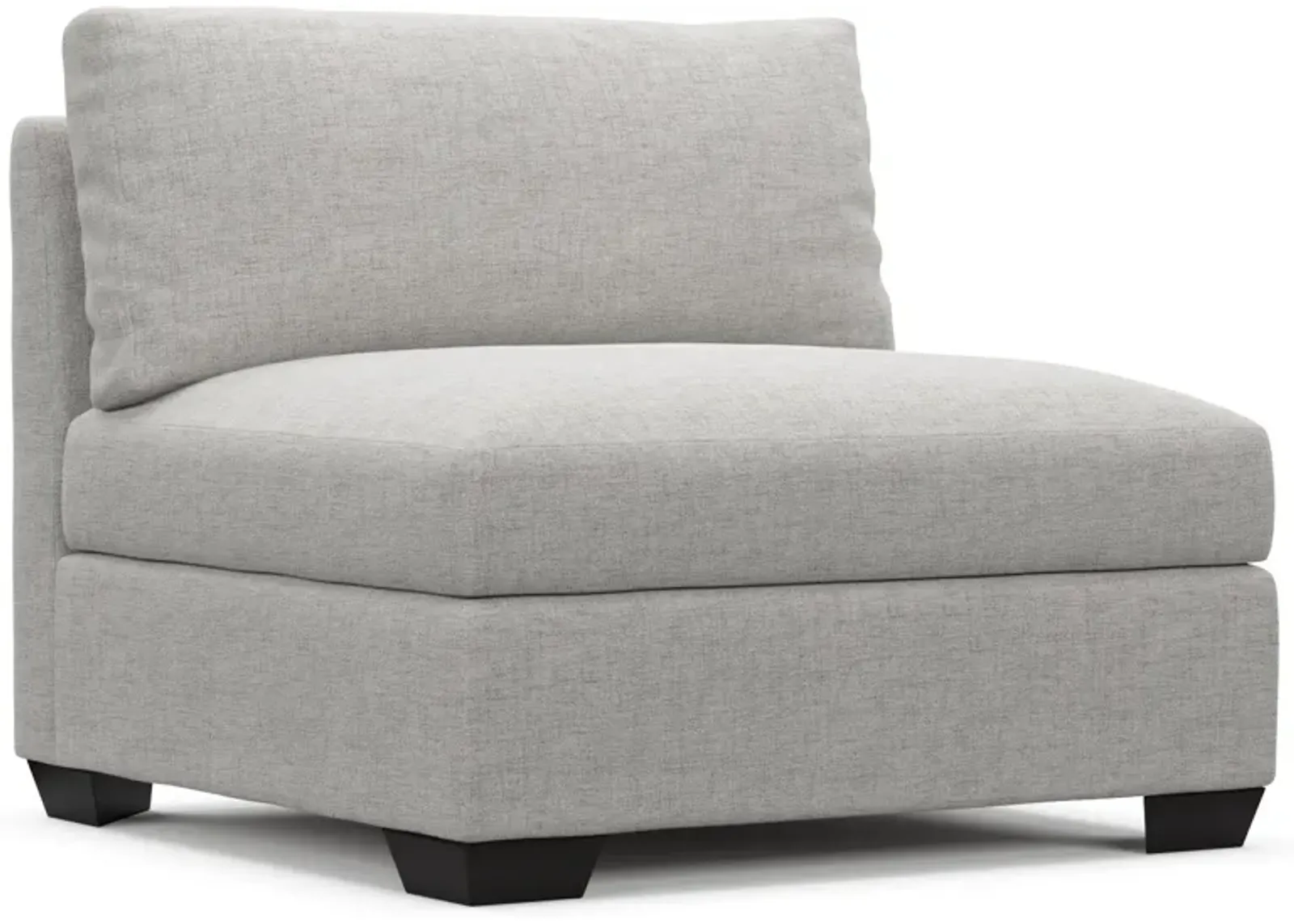 Beckham Hybrid Comfort Armless Chair - Adario Fog