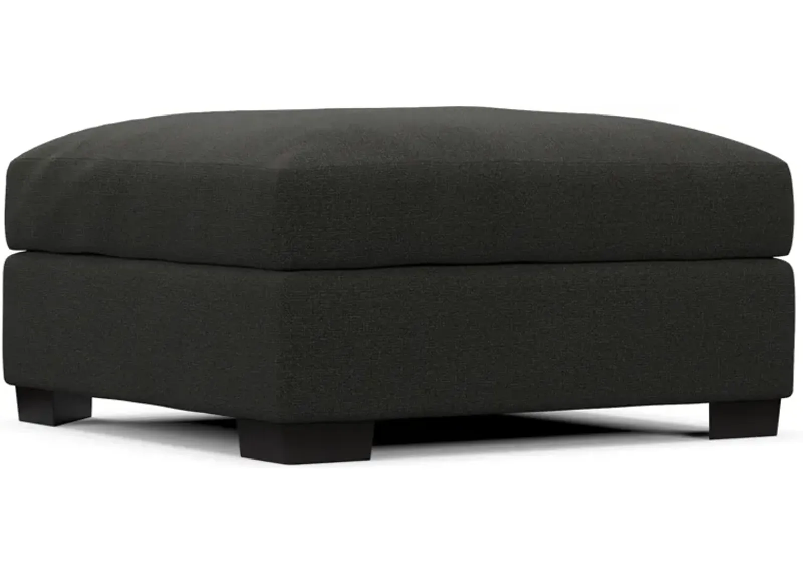 Beckham Hybrid Comfort Ottoman - Liv Onyx