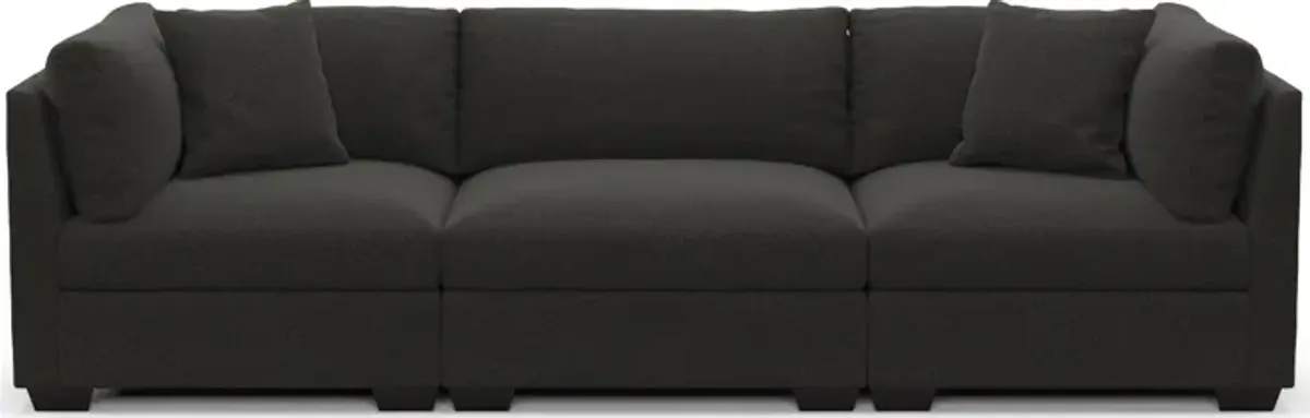 Beckham Hybrid Comfort 3-Piece Sofa - Liv Onyx