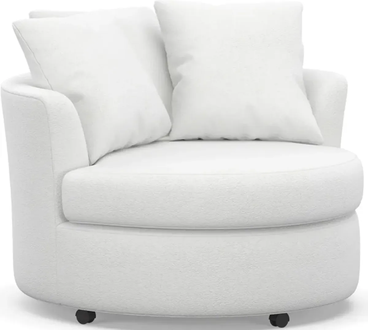 Orren Accent Swivel Chair - Lovie Chalk