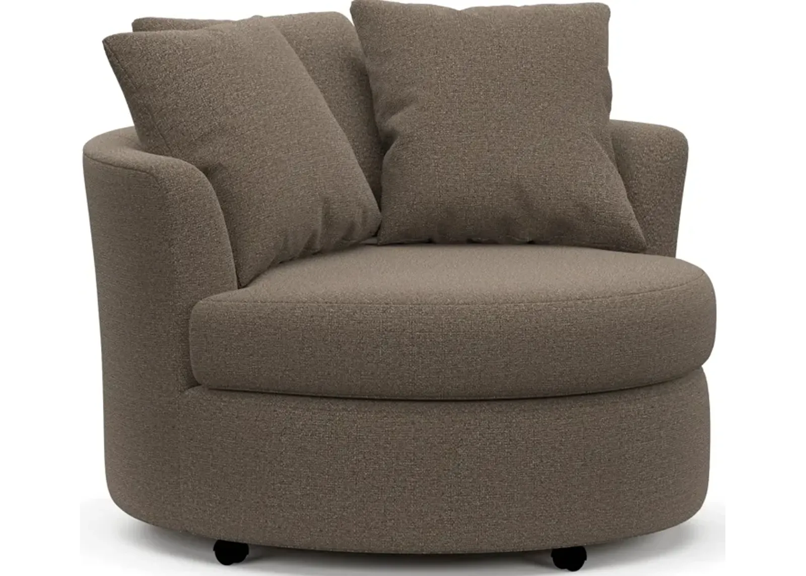 Orren  Swivel Accent Chair - Liv Umber