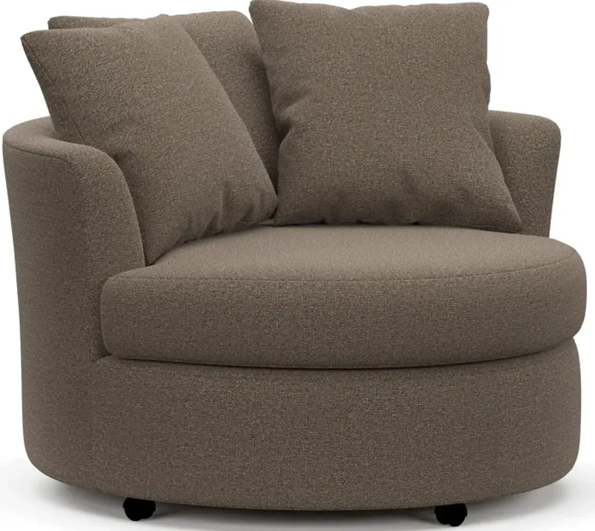 Orren  Swivel Accent Chair - Liv Umber