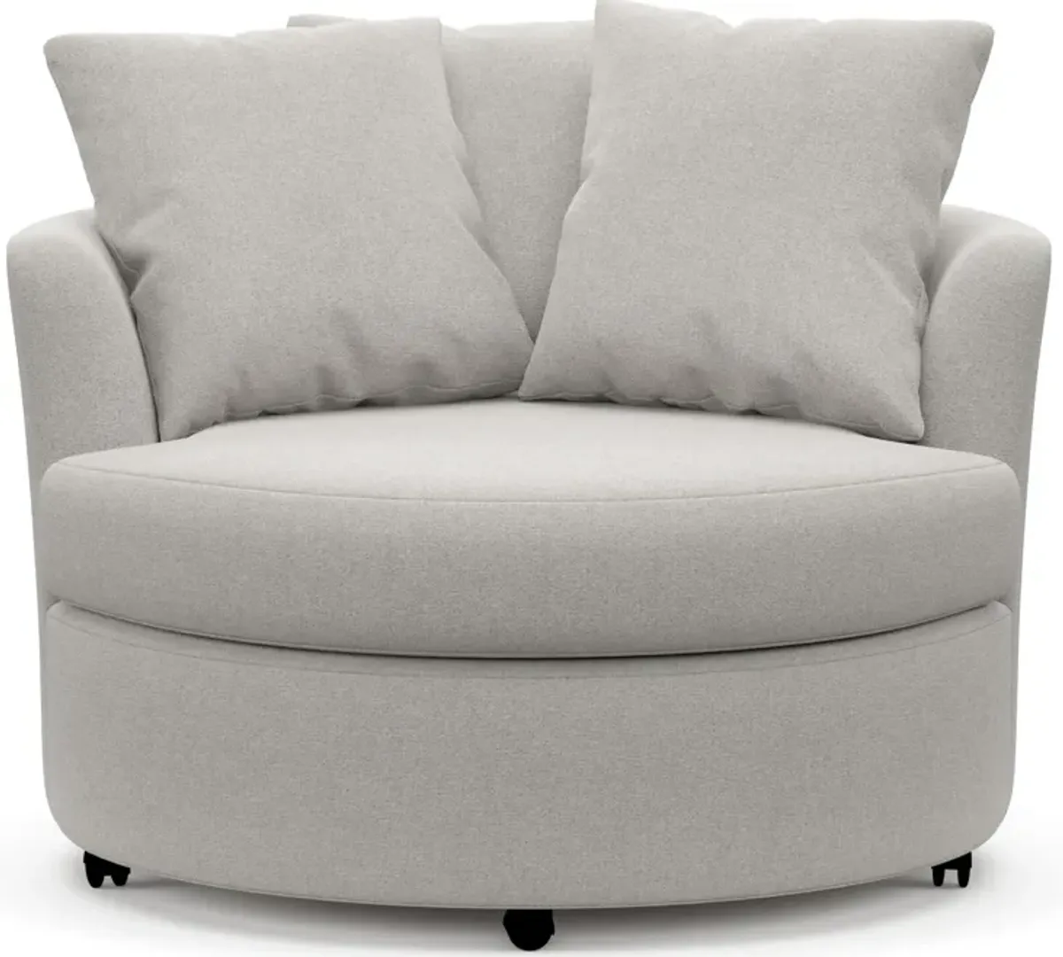 Orren  Swivel Accent Chair - Basker Dove