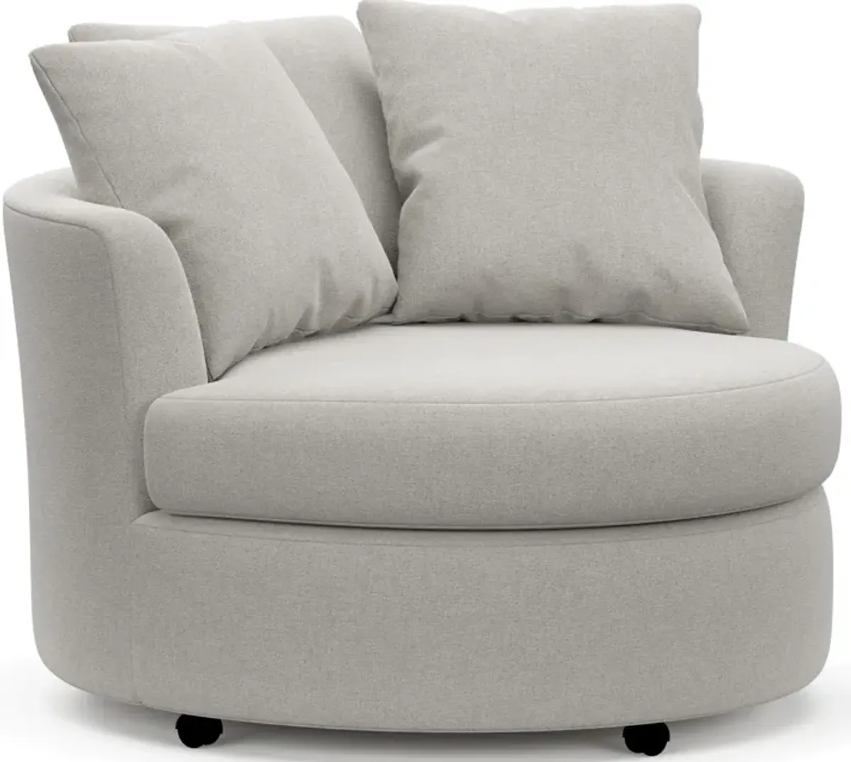 Orren  Swivel Accent Chair - Basker Dove