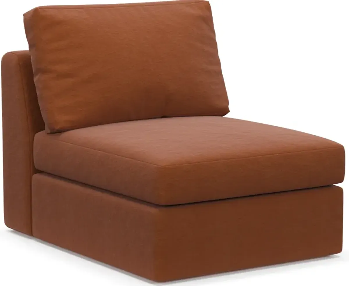 Collin Foam Comfort Armless Chair - Merrimac Brick