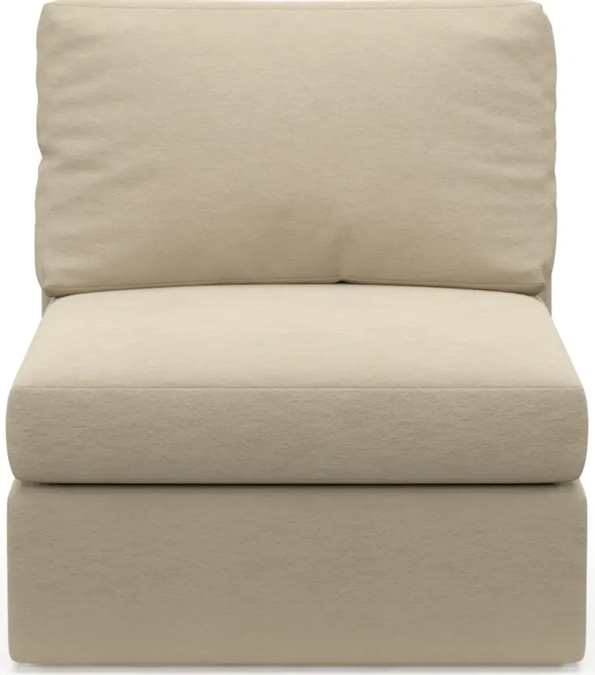 Collin Foam Comfort Armless Chair - Merrimac Ecru