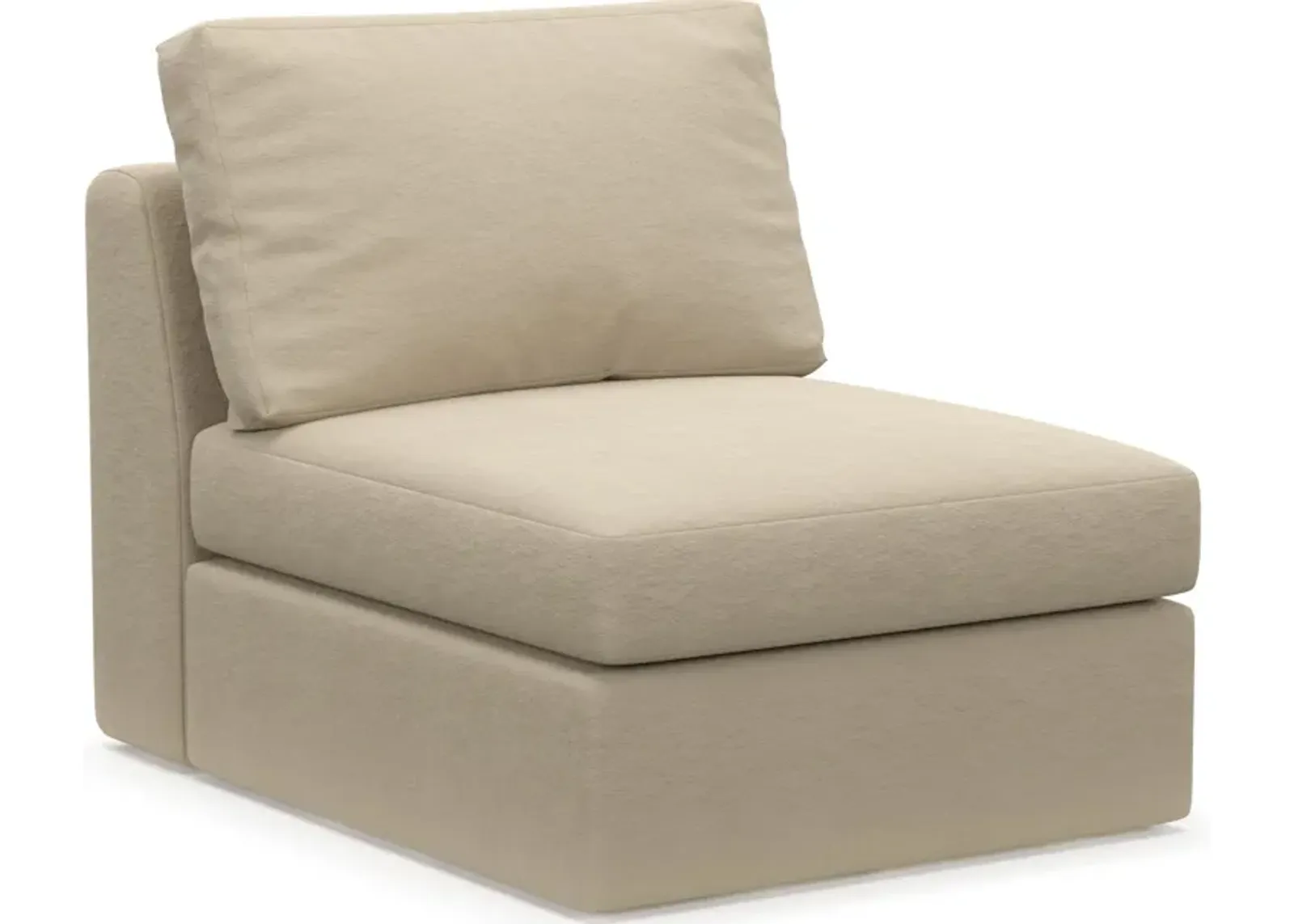 Collin Foam Comfort Armless Chair - Merrimac Ecru