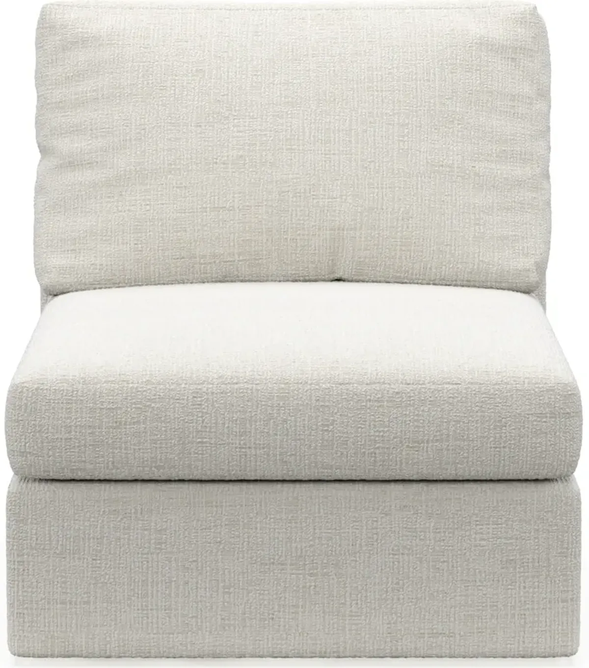 Collin Foam Comfort Armless Chair - Bantu Pearl