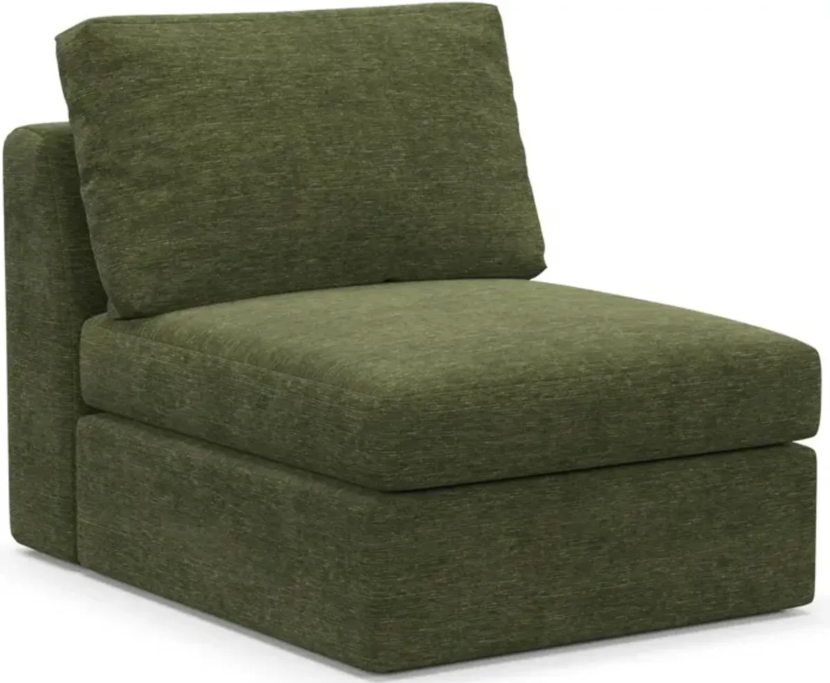 Collin Hybrid Comfort Armless Chair - Luscious Green