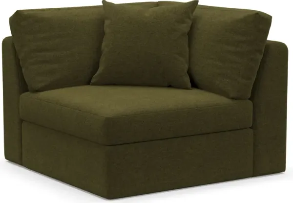 Collin Foam Comfort Corner Chair - Midcentury Peat