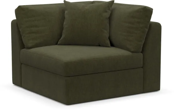 Collin Foam Comfort Corner Chair - Marina Moss